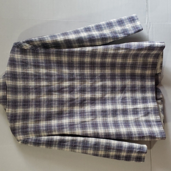 SAG HARBOR PLAID BOYFRIEND BLAZER. - Picture 7 of 10